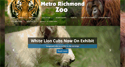 Desktop Screenshot of metrorichmondzoo.com